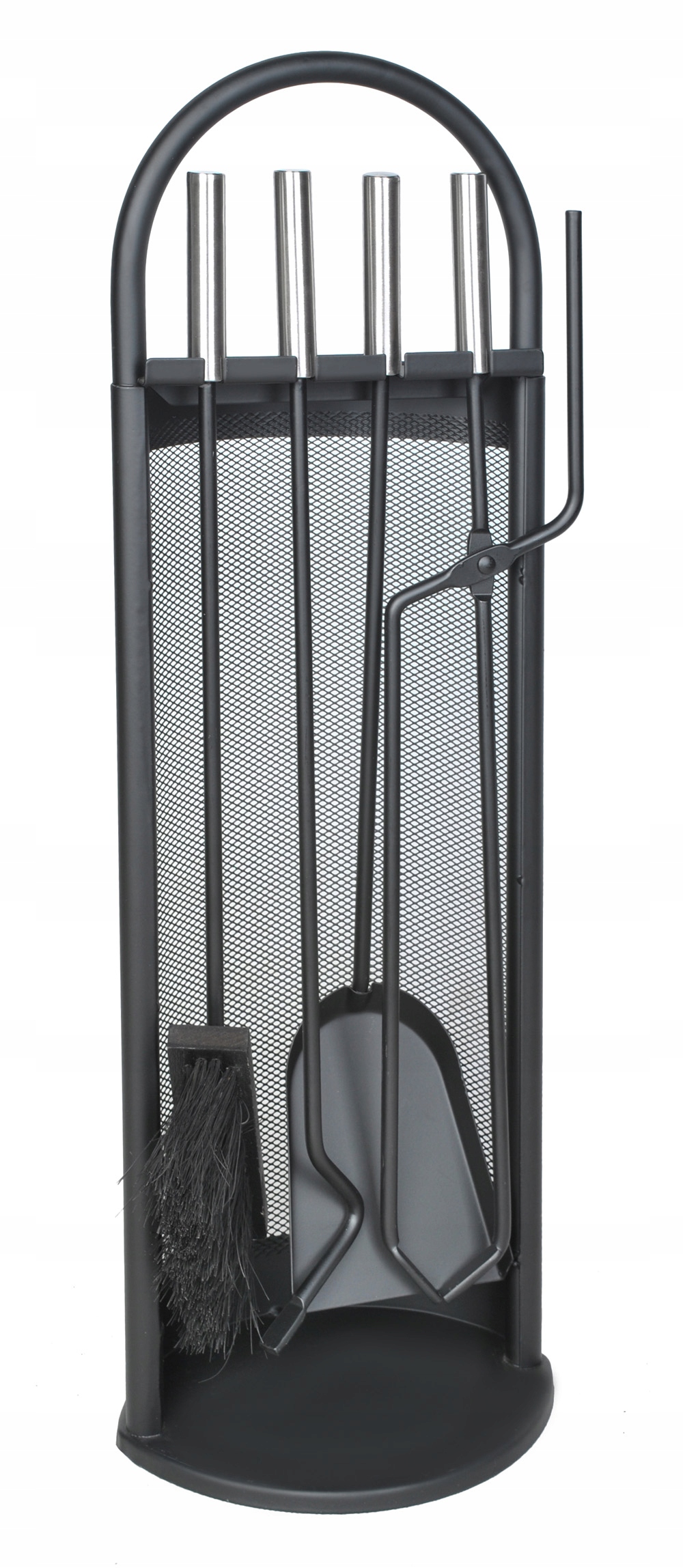 Przybory Kominkowe Akcesoria Do Kominka Stojak Zestaw 5w1 Metalowy Do Pieca