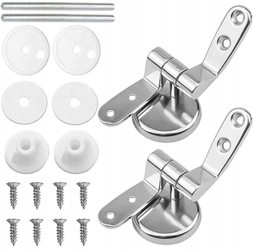 2 X Zawiasy Metalowe Do Deski Sedesowej Mdf Drewnianej Mocowania Typ U