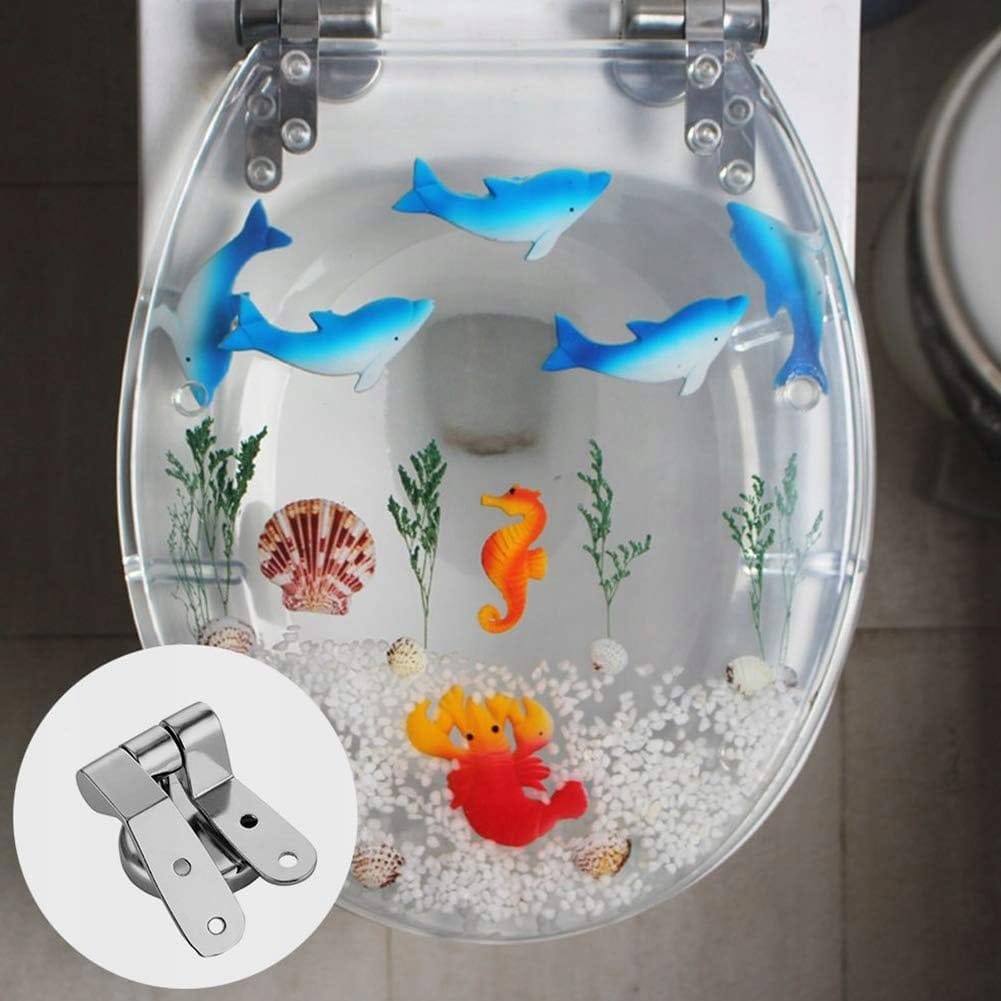 2 X Zawiasy Metalowe Do Deski Sedesowej Mdf Drewnianej Mocowania Typ U