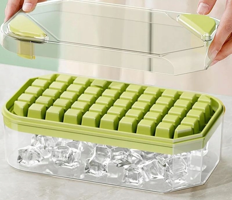 Forma Foremka Do Lodu Kostek Na 50 Kostki Z Przyciskami Kostkarka + Łopatka