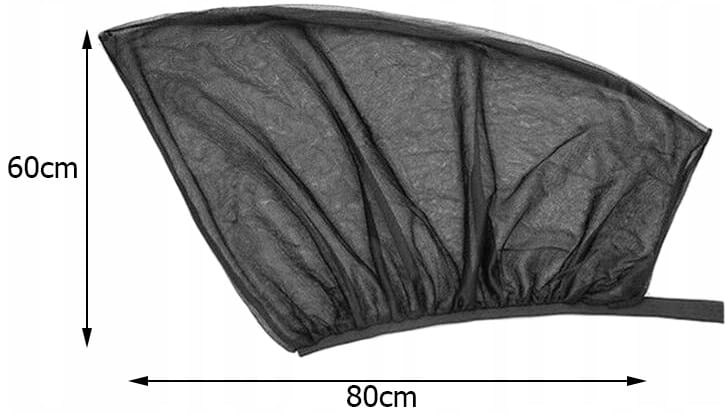 Osłona Przeciwsłoneczna Na Szybę Do Samochodu Auta Moskitiera Osłony X2