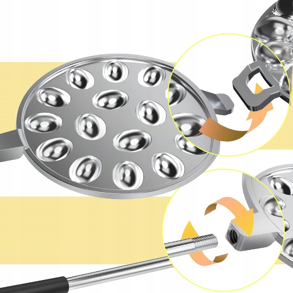 Opiekacz Forma Do Pieczenia Orzeszków Żeliwna Na Gaz Elektryczna 16 Połówek