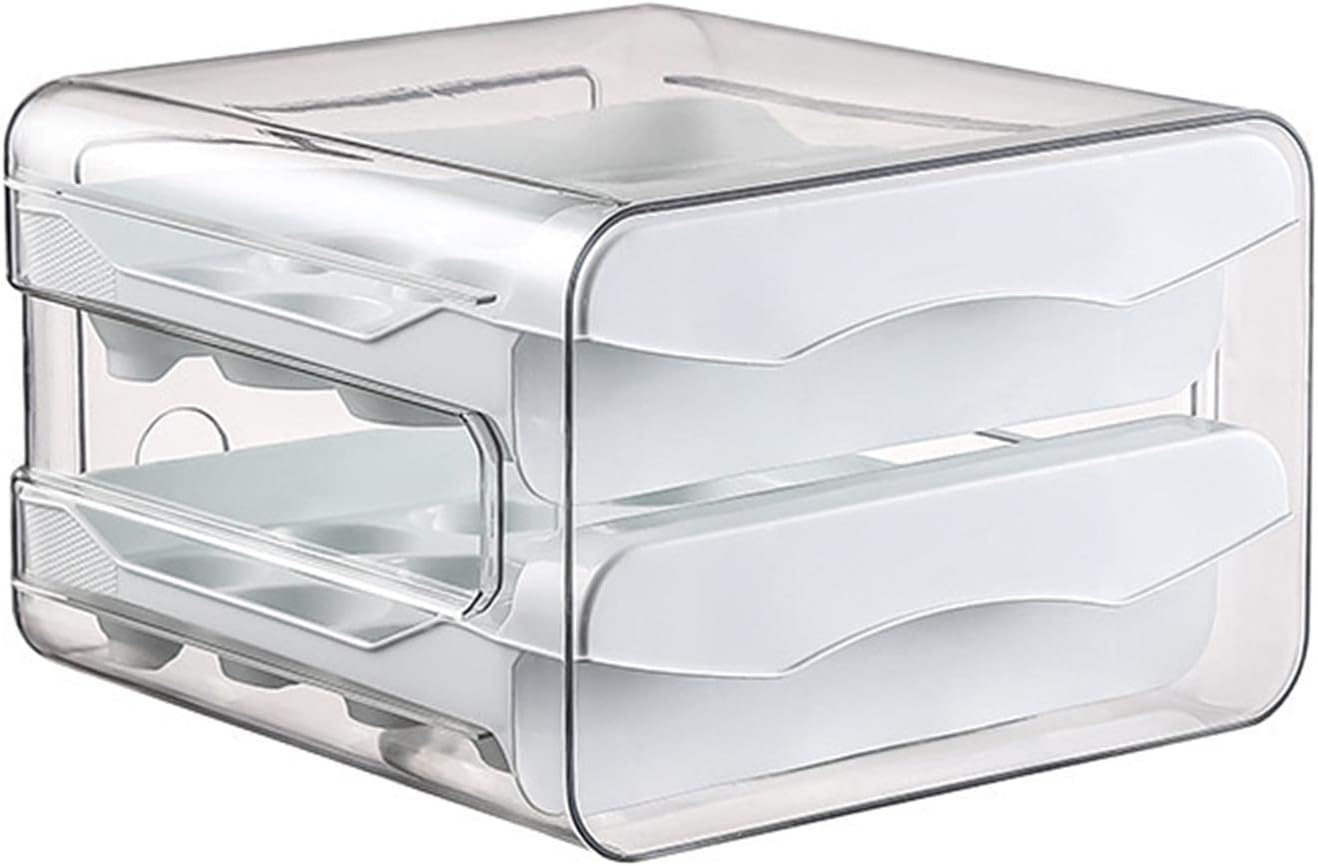 Pojemnik Do Jajek Na Jajka Pudełko Organizer Kuchenny Do Lodówki Piętrowy