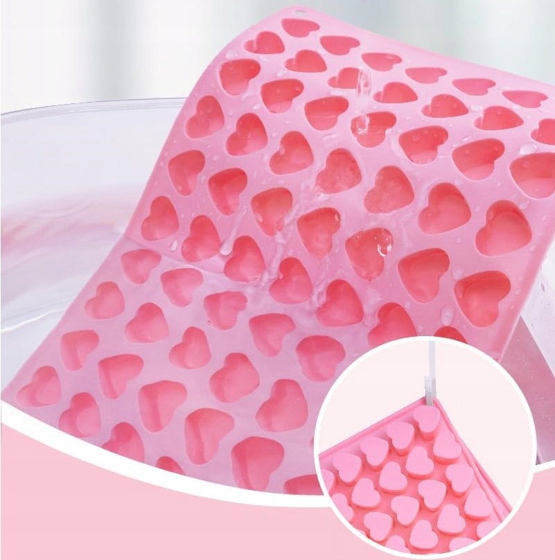 Foremka Silikonowa Na Żelki Sercaz Pipetą 55 Żelków Żelowe Serduszka