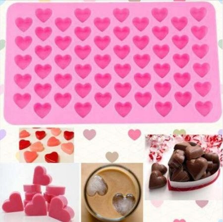 Foremka Silikonowa Na Żelki Sercaz Pipetą 55 Żelków Żelowe Serduszka