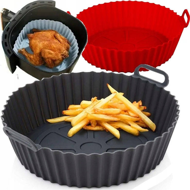Forma Foremka Silikonowa Wkład Do Air Fryer Frytkownicy Beztłuszczowej