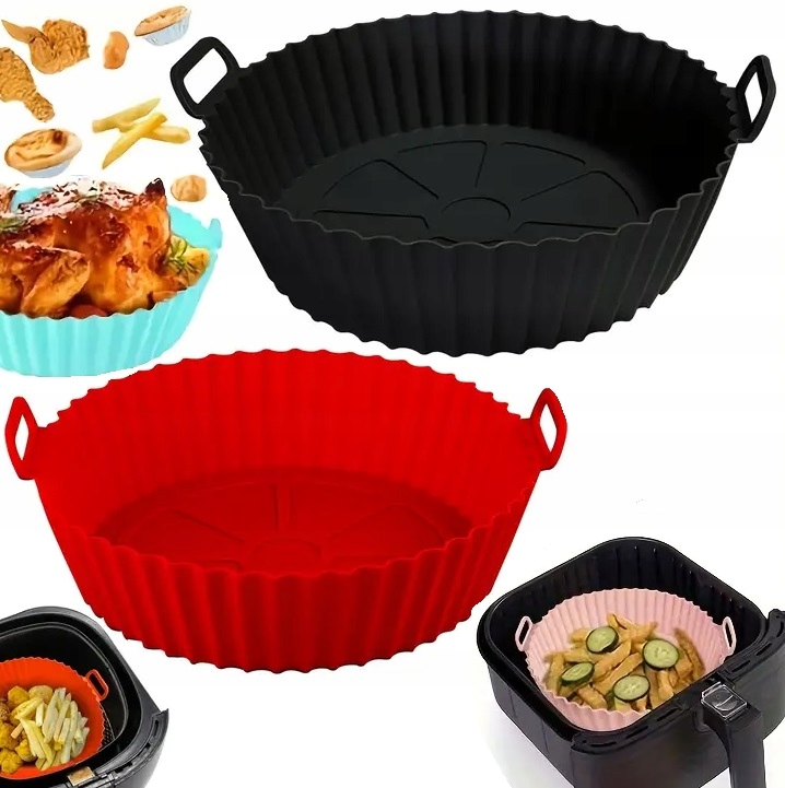 Forma Foremka Silikonowa Wkład Do Air Fryer Frytkownicy Beztłuszczowej