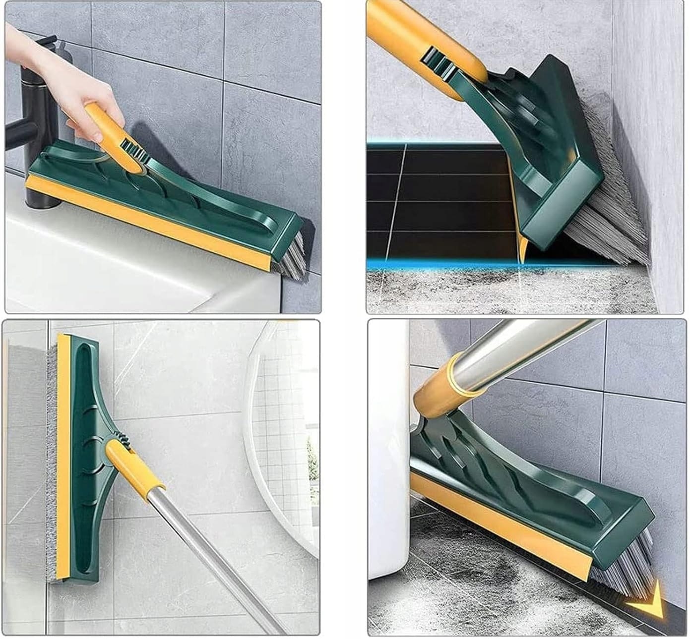 Miotła Do Szorowania Szczotka Do Mycia Płytek Łazienki Fug Kątowa Z Guma