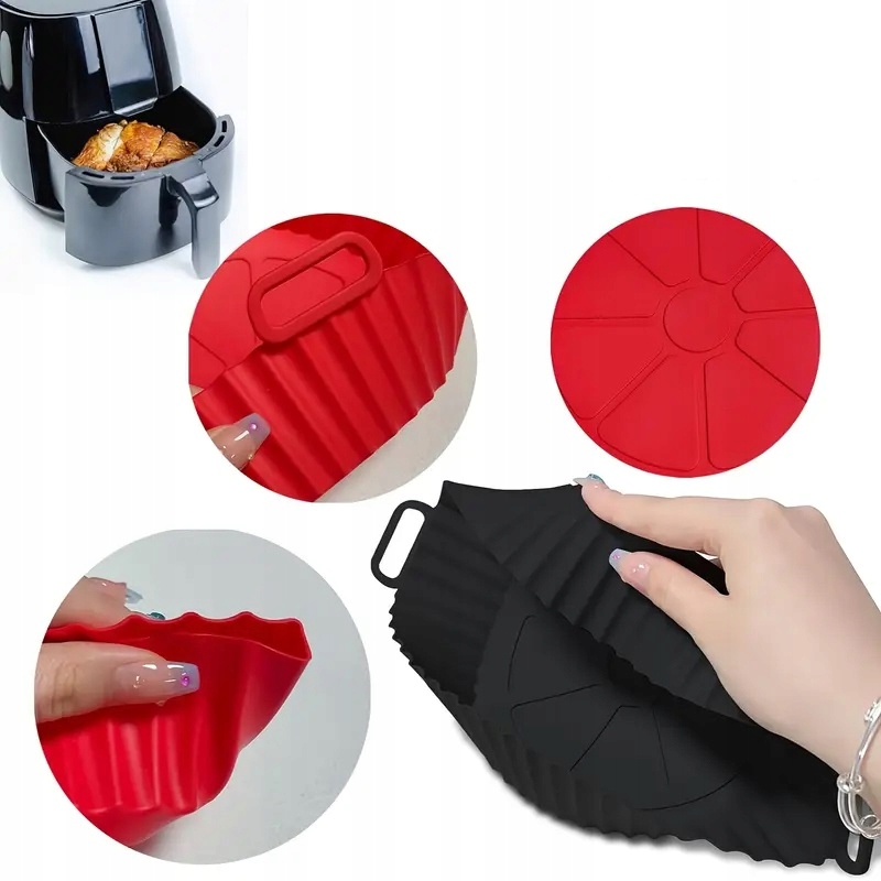 Forma Foremka Silikonowa Wkład Do Air Fryer Frytkownicy Beztłuszczowej