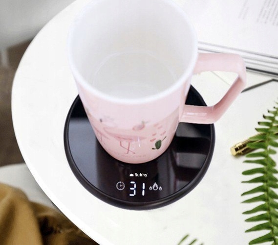 Elektryczny Podgrzewacz Do Kawy Herbaty Kubek Łyżka Zestaw Na Prezent Box