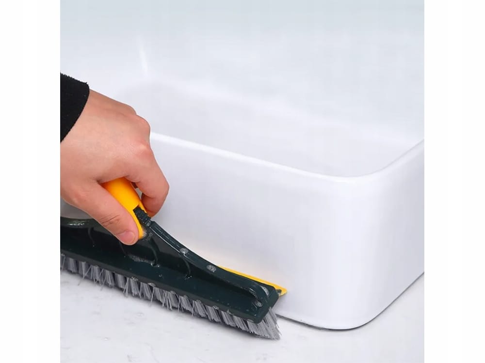 Miotła Do Szorowania Szczotka Do Mycia Płytek Łazienki Fug Kątowa Z Guma
