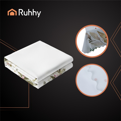 Obrus Świąteczny Na Stół Plamoodporny Boże Narodzenie Biały 140x220cm