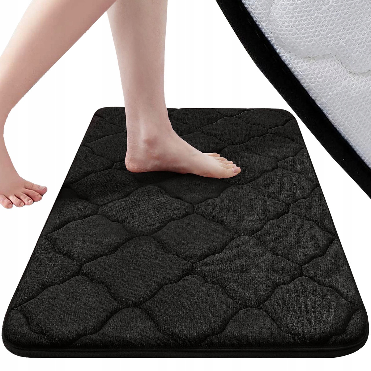 Dywanik Łazienkowy Miękki Chłonny Antypoślizgowy 50 X 40 Pianka Memory