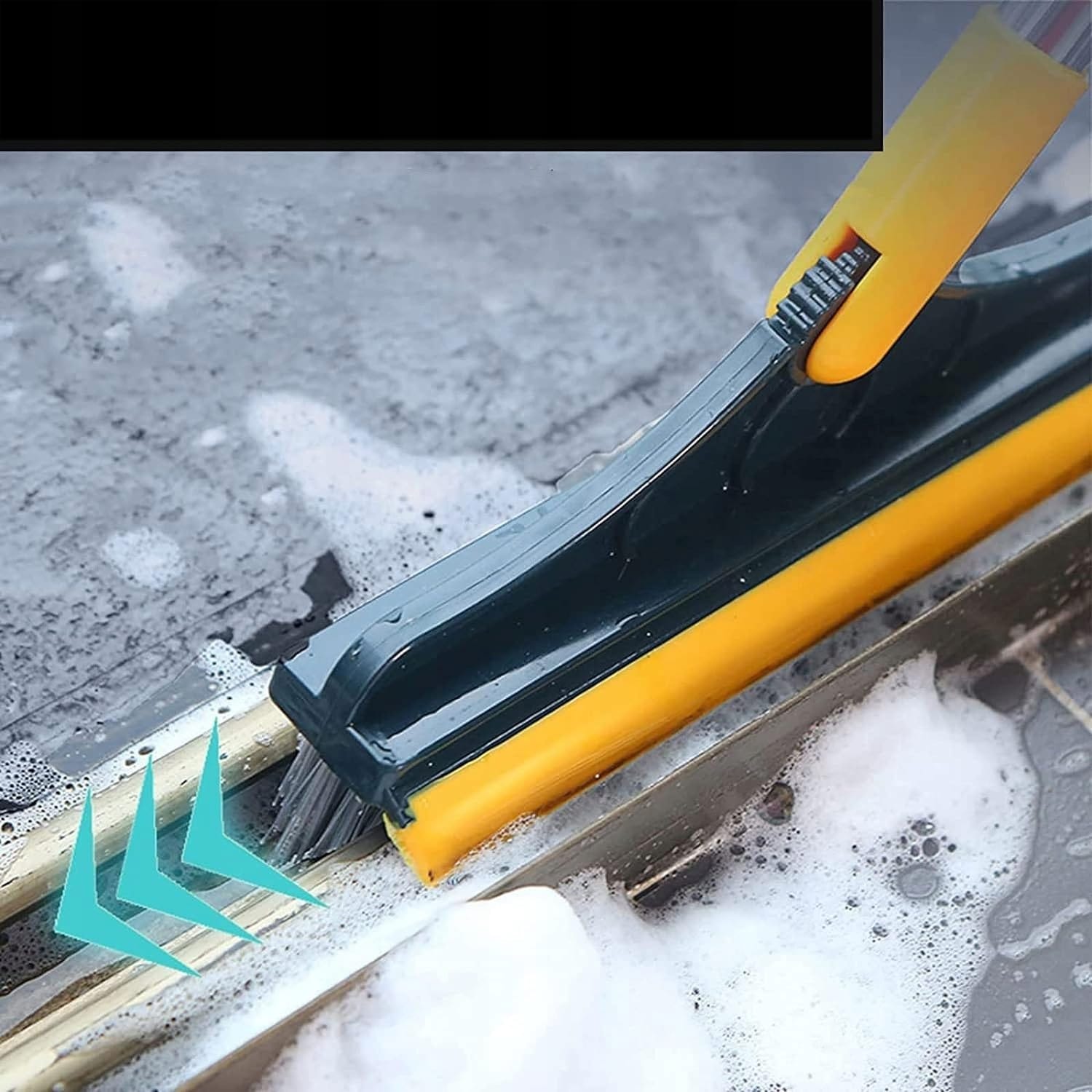 Miotła Do Szorowania Szczotka Do Mycia Płytek Łazienki Fug Kątowa Z Guma