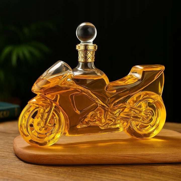 Karafka Do Whisky Wódki Wina W Kształcie Motocykla 500ml Na Prezent Motor