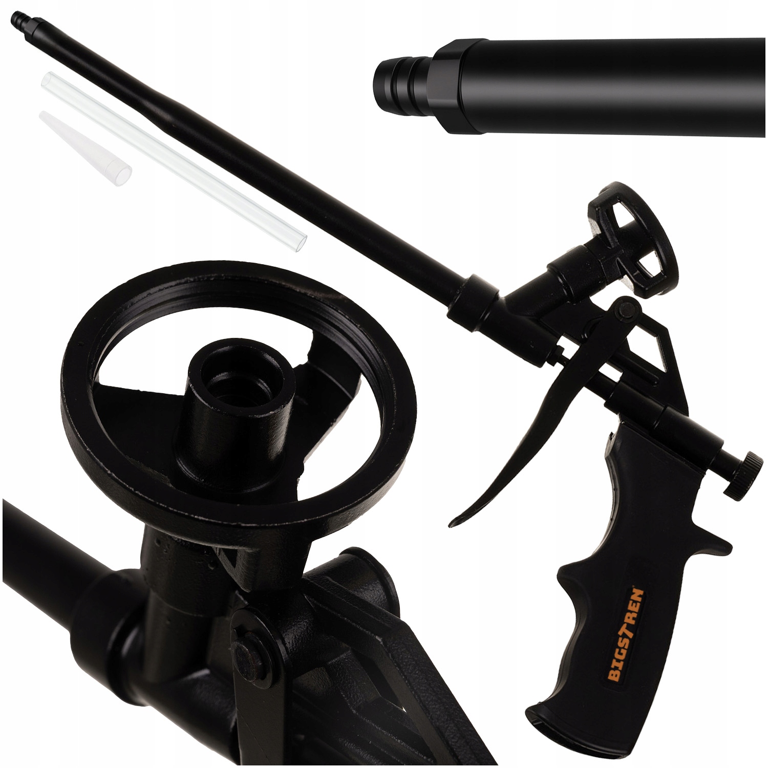 Pistolet Do Pianki Montażowej Metalowy Z Regulacją Piany Montażu Metal