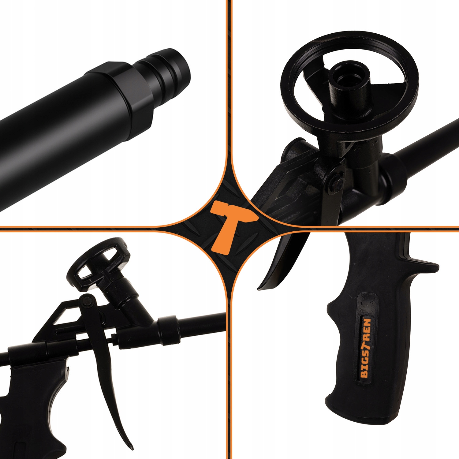 Pistolet Do Pianki Montażowej Metalowy Z Regulacją Piany Montażu Metal