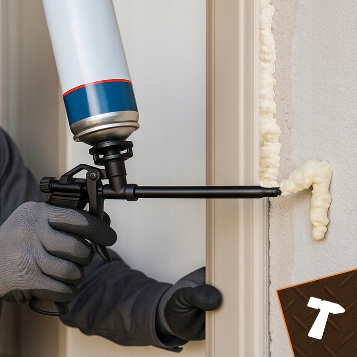 Pistolet Do Pianki Montażowej Metalowy Z Regulacją Piany Montażu Metal