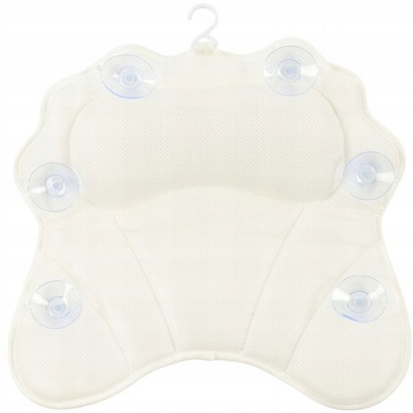 Poduszka Relaksacyjna Do Kąpieli Zagłówek Do Wanny Przyssawki Komfort Relax