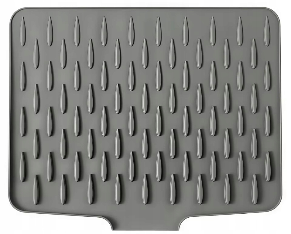 Ociekacz Mata Ociekowa Silikonowa Do Zlewu Organizer Kuchenny Szara