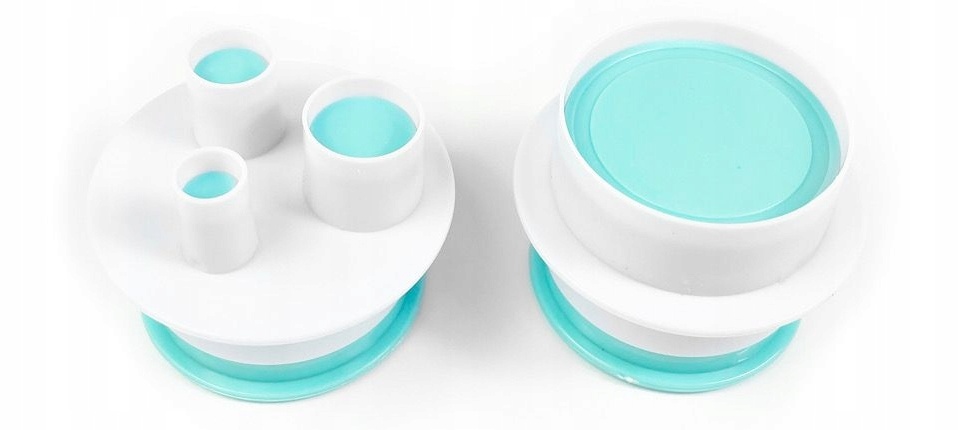 Foremki Wyciskane Kółka 2 szt Formy Do Ciastek Masy Cukrowej