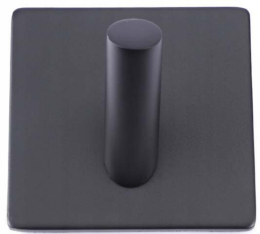 4 X Wieszaki Samoprzylepne Haczyki Uchwyty Łazienkowe Metalowe Czarne 4szt