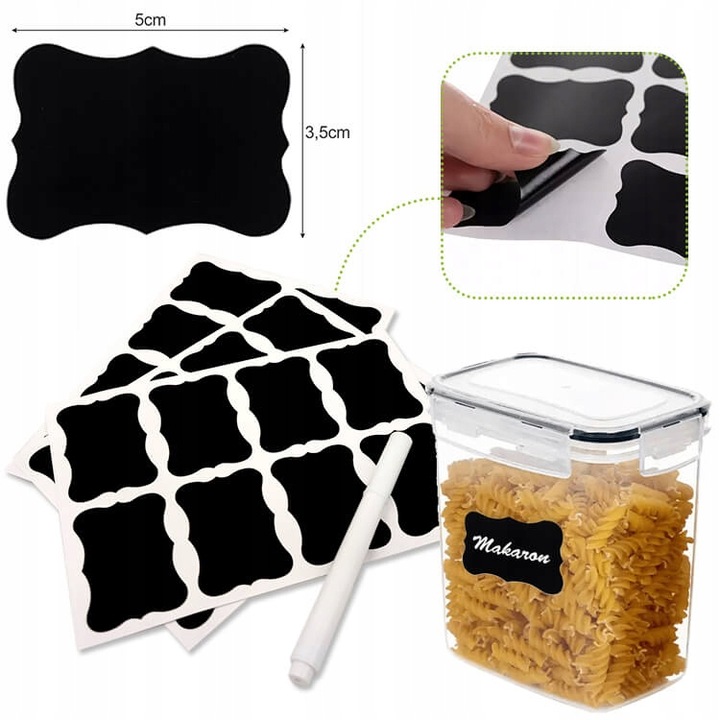 24x Pojemniki Na Żywność Organizer Zestaw Pojemnik 2,8l 2l 1,4l 0,8l Gratis