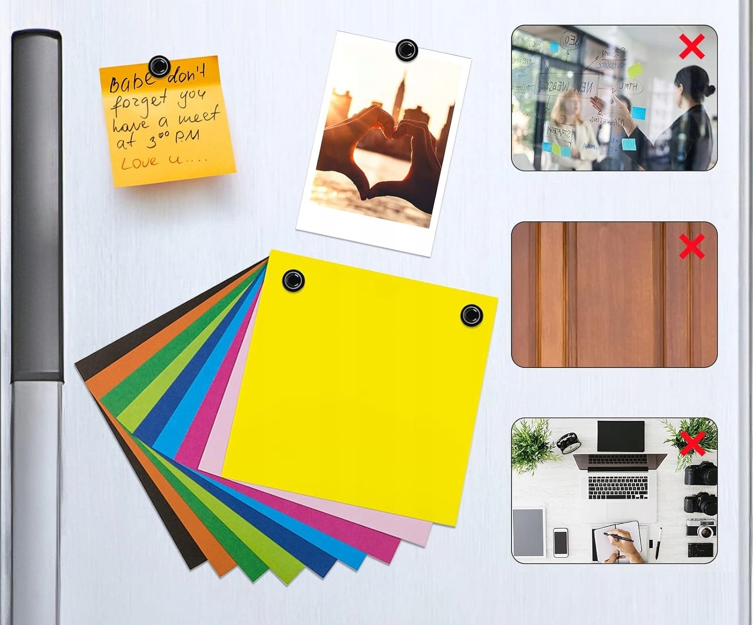 Magnes Na Lodówkę Neodymowy Do Tablicy Pinezka Magnesy Neodymowe Czarne X10