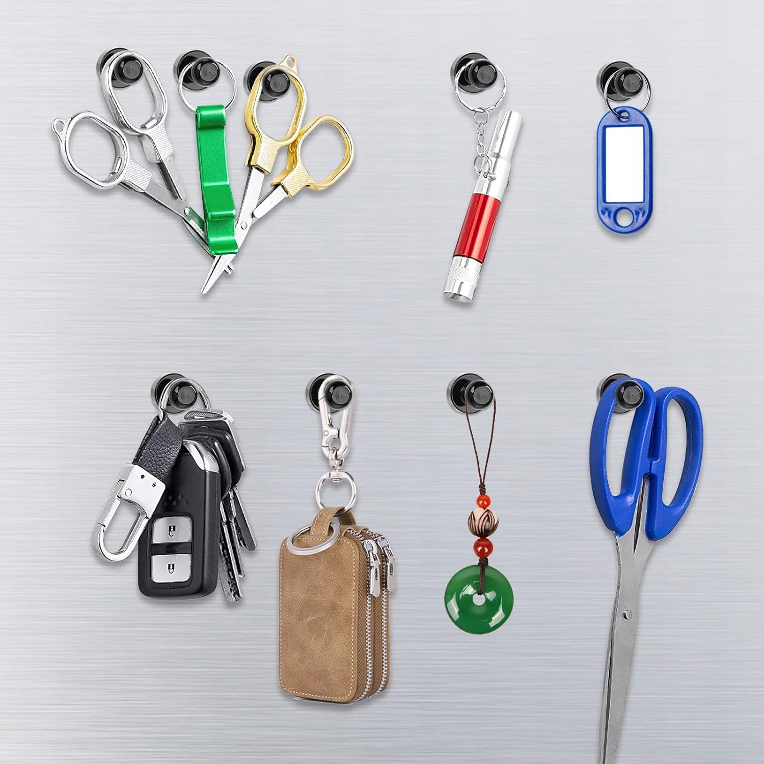 Magnes Na Lodówkę Neodymowy Do Tablicy Pinezka Magnesy Neodymowe Czarne X10