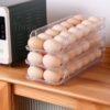 Pojemnik Organizer Na Jajka Do Lodówki Regał Półka Podajnik Podwójny
