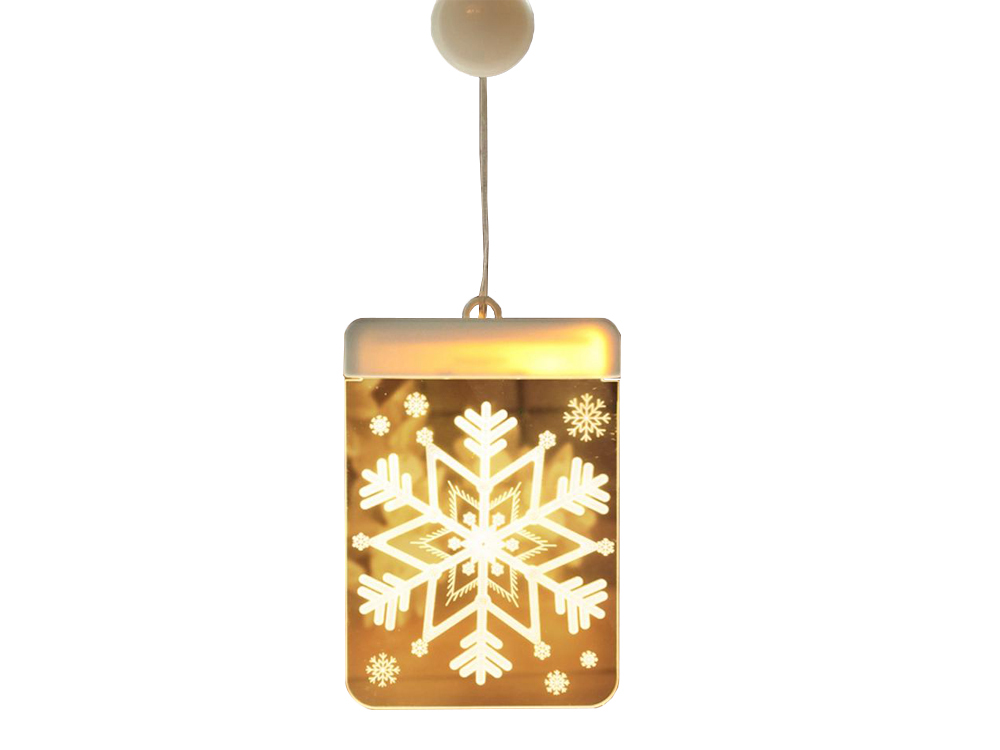 Witraż Led 3d Na Okno Drzwi Ozdoba Lampki Świąteczne Lampka Gwiazdka Led