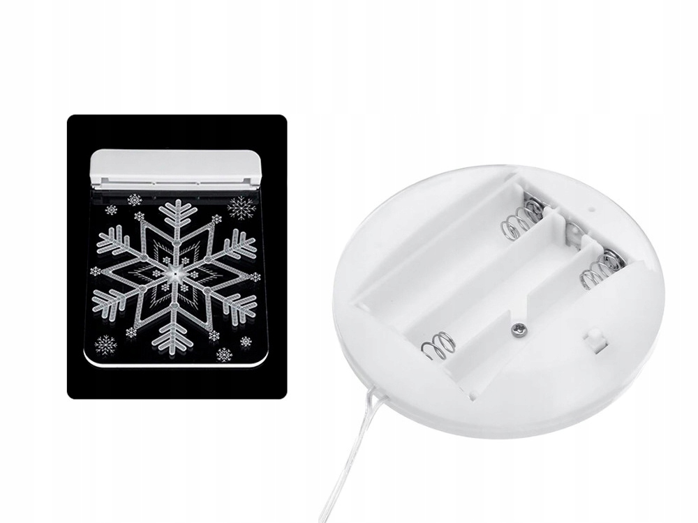 Witraż Led 3d Na Okno Drzwi Ozdoba Lampki Świąteczne Lampka Gwiazdka Led