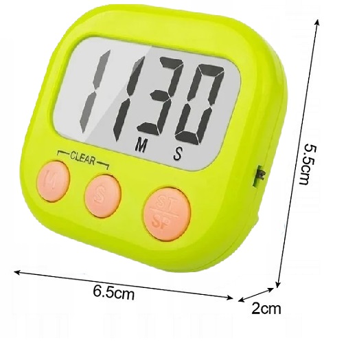 Minutnik Elektroniczny Kuchenny Na Lodówkę Magnes Cyfrowy Stoper Czasomierz
