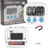Minutnik Elektroniczny Kuchenny Na Lodówkę Magnes Cyfrowy Stoper Czasomierz
