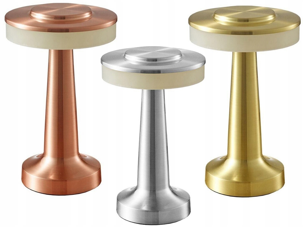 Bezprzewodowa Lampka Do Restauracji Hotelu Dotyk Led Grzybek 3 Tryby Nocna