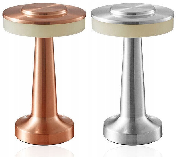 Bezprzewodowa Lampka Do Restauracji Hotelu Dotyk Led Grzybek 3 Tryby Nocna