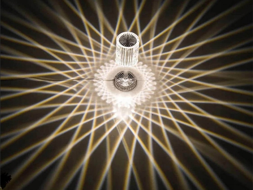Lampa Led Dotykowa Lampka Nocna Kryształowa Kolorowa Kryształ Rgb + Pilot