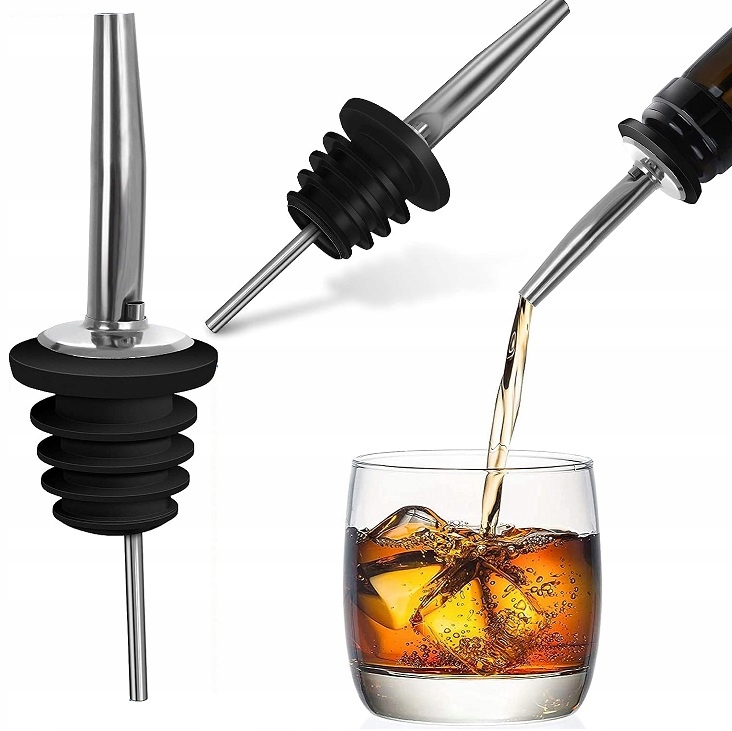 Dozownik Nalewak Alkoholu Wina Wódki Butelek Na Butelkę Solidny Metalowy