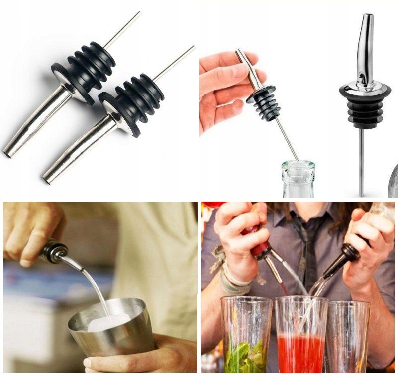 Dozownik Nalewak Alkoholu Wina Wódki Butelek Na Butelkę Solidny Metalowy