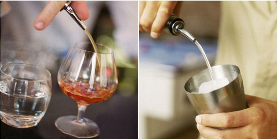 Dozownik Nalewak Alkoholu Wina Wódki Butelek Na Butelkę Solidny Metalowy