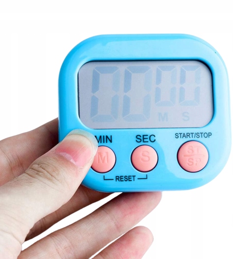 Minutnik Elektroniczny Kuchenny Na Lodówkę Magnes Cyfrowy Stoper Czasomierz