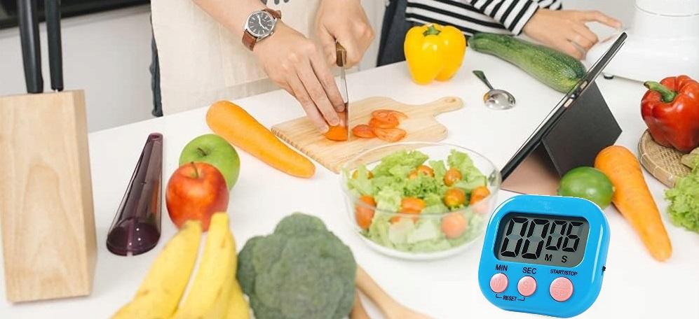 Minutnik Elektroniczny Kuchenny Na Lodówkę Magnes Cyfrowy Stoper Czasomierz