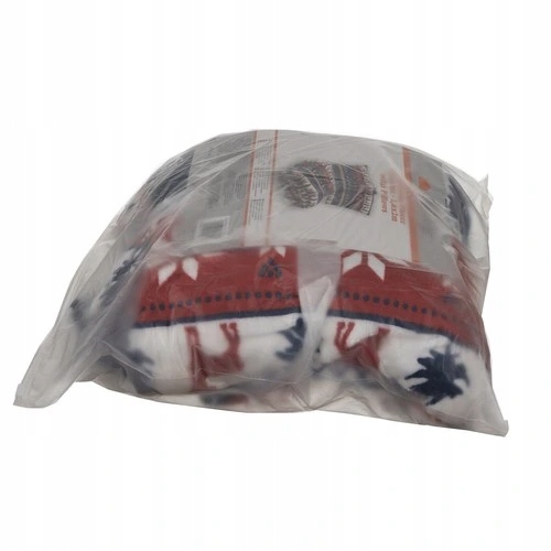 Koc Narzuta Pled Na Łóżko Miękki Dwuosobowy 160x200 + 2 Poszewki Świąteczny