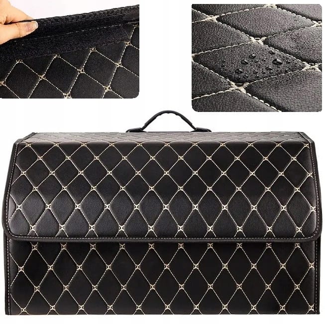 Organizer Torba Do Bagażnika Samochodu Auta Pojemny Kufer Sztywny