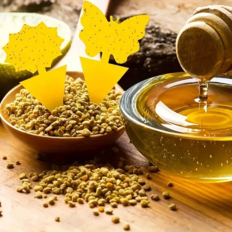 Żółte Lepy Do Doniczek Na Owady Ziemiórki Mszyce Muszki Owocówki 20 Sztuk