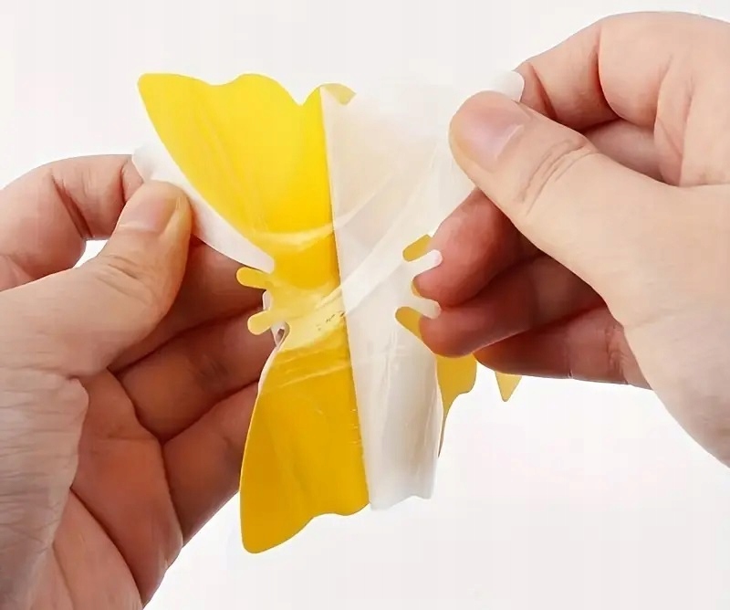 Żółte Lepy Do Doniczek Na Owady Ziemiórki Mszyce Muszki Owocówki 20 Sztuk