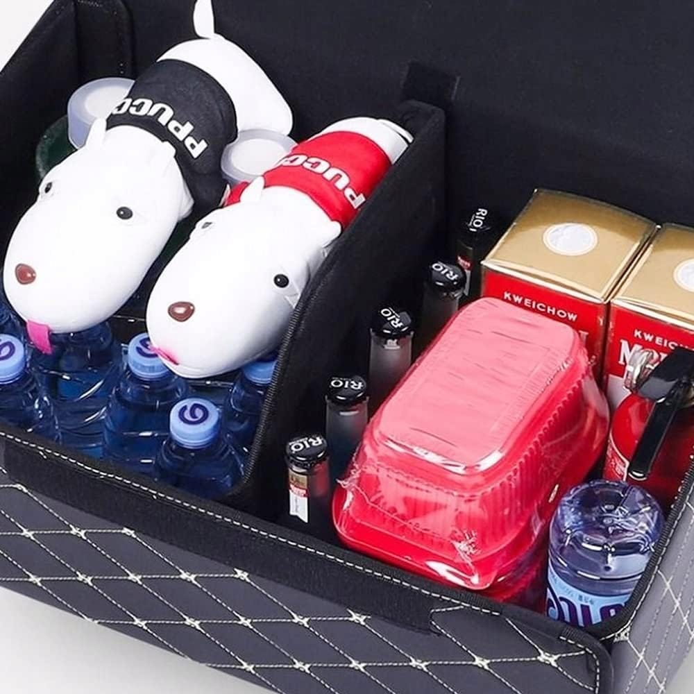 Organizer Torba Do Bagażnika Samochodu Auta Pojemny Kufer Sztywny