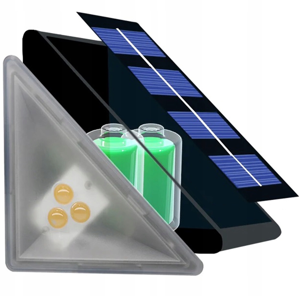 Lampka Led Oświetlenie Schodowe Lampa Na Schody Solarna Ip67 Do Domu Ogrodu