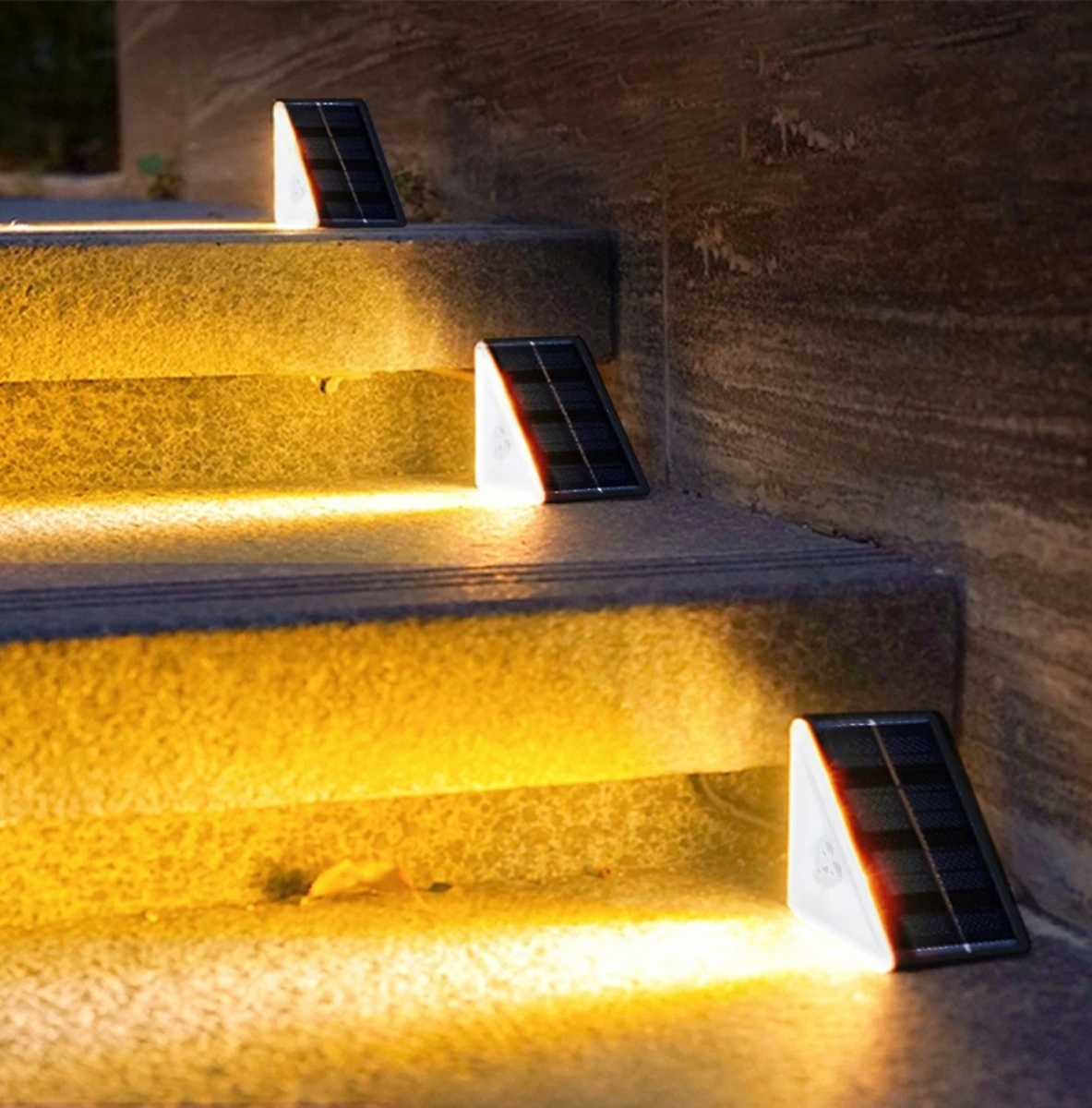 Lampka Led Oświetlenie Schodowe Lampa Na Schody Solarna Ip67 Do Domu Ogrodu