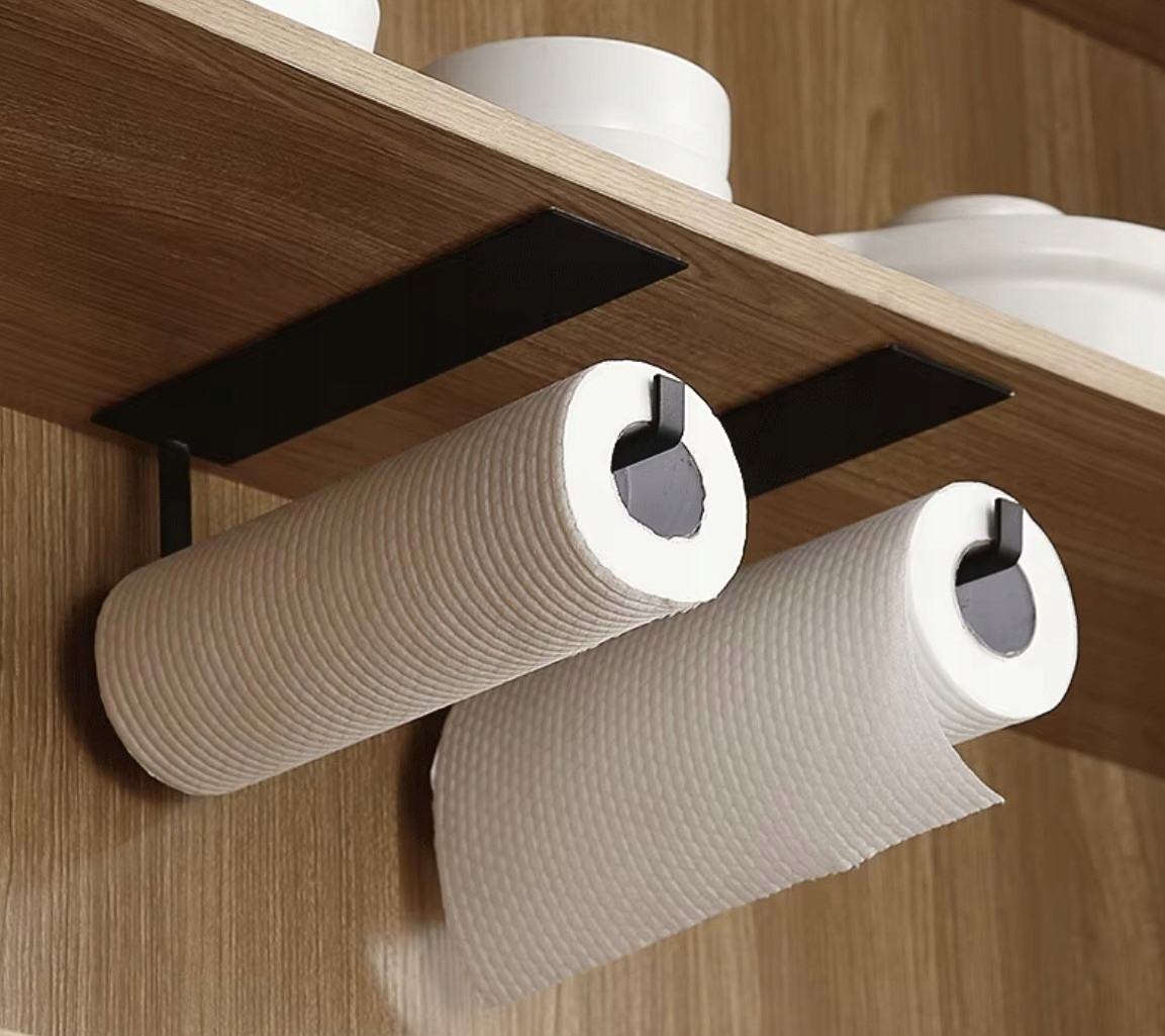 Wieszak Na Ręcznik Papierowy Uchwyt Na Papier Czarny Loft Montaż Taśma